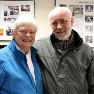 Christopher H Bidmead (with producer Dizzy Dalziel)